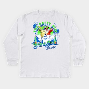 The Salty Rim Bar And Grill Orlando Resort Pool side Kids Long Sleeve T-Shirt